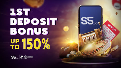 Up to 150% First Deposit Bonus at S5 