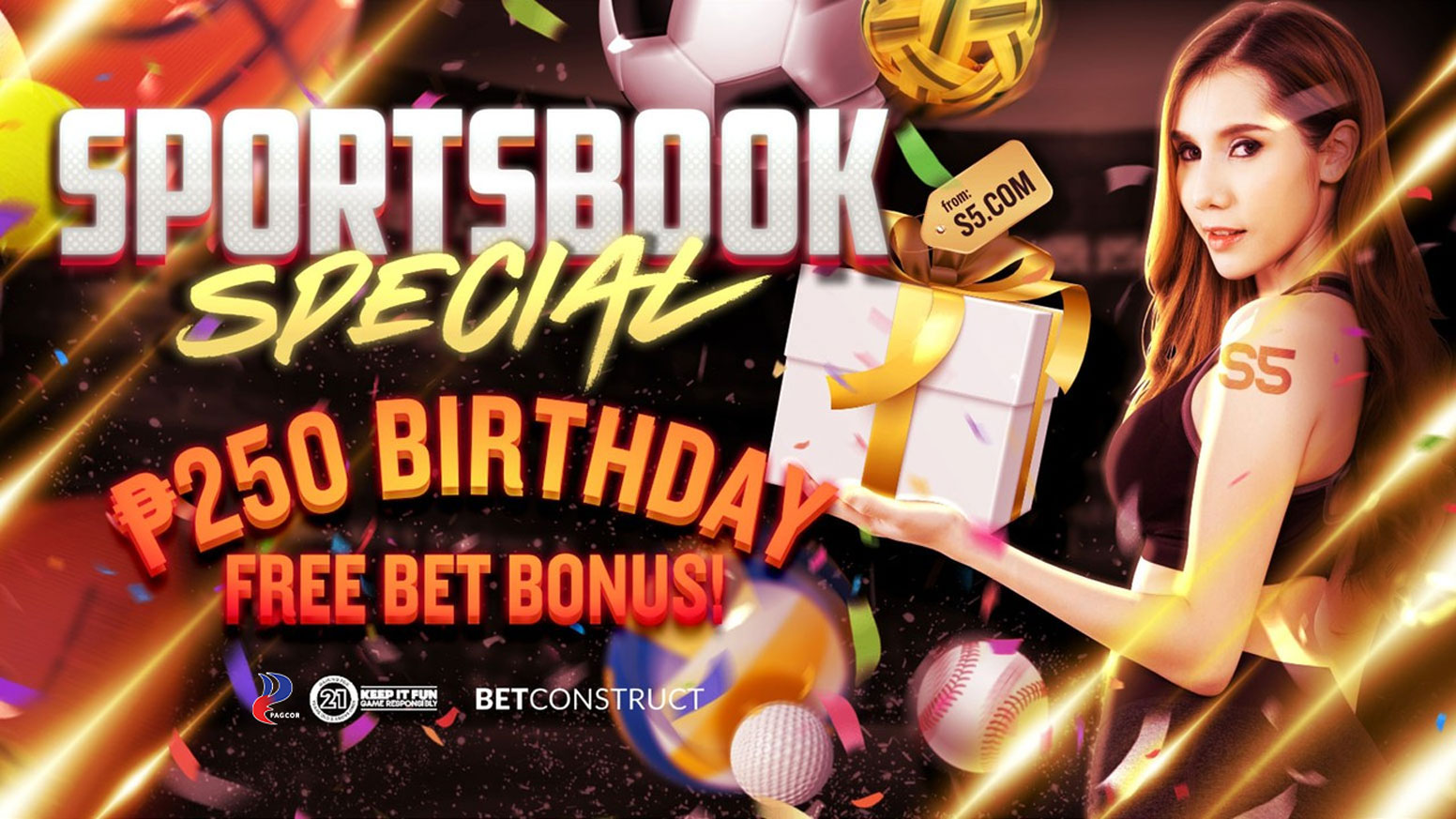 ₱250 Free Bet Bonus Ang Pa-birthday Sa 'Yo ng S5! 