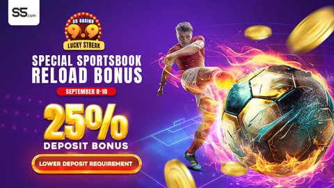 9.9 Lucky Streak Special Sportsbook Reload Bonus