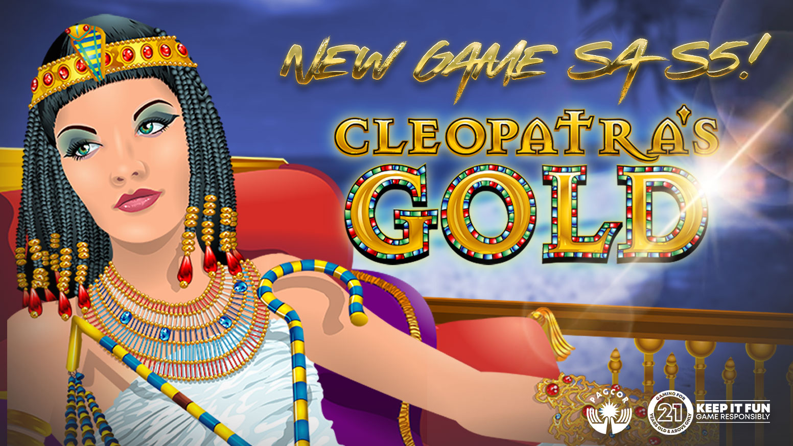 Sexy Cleopatra and Her Gold