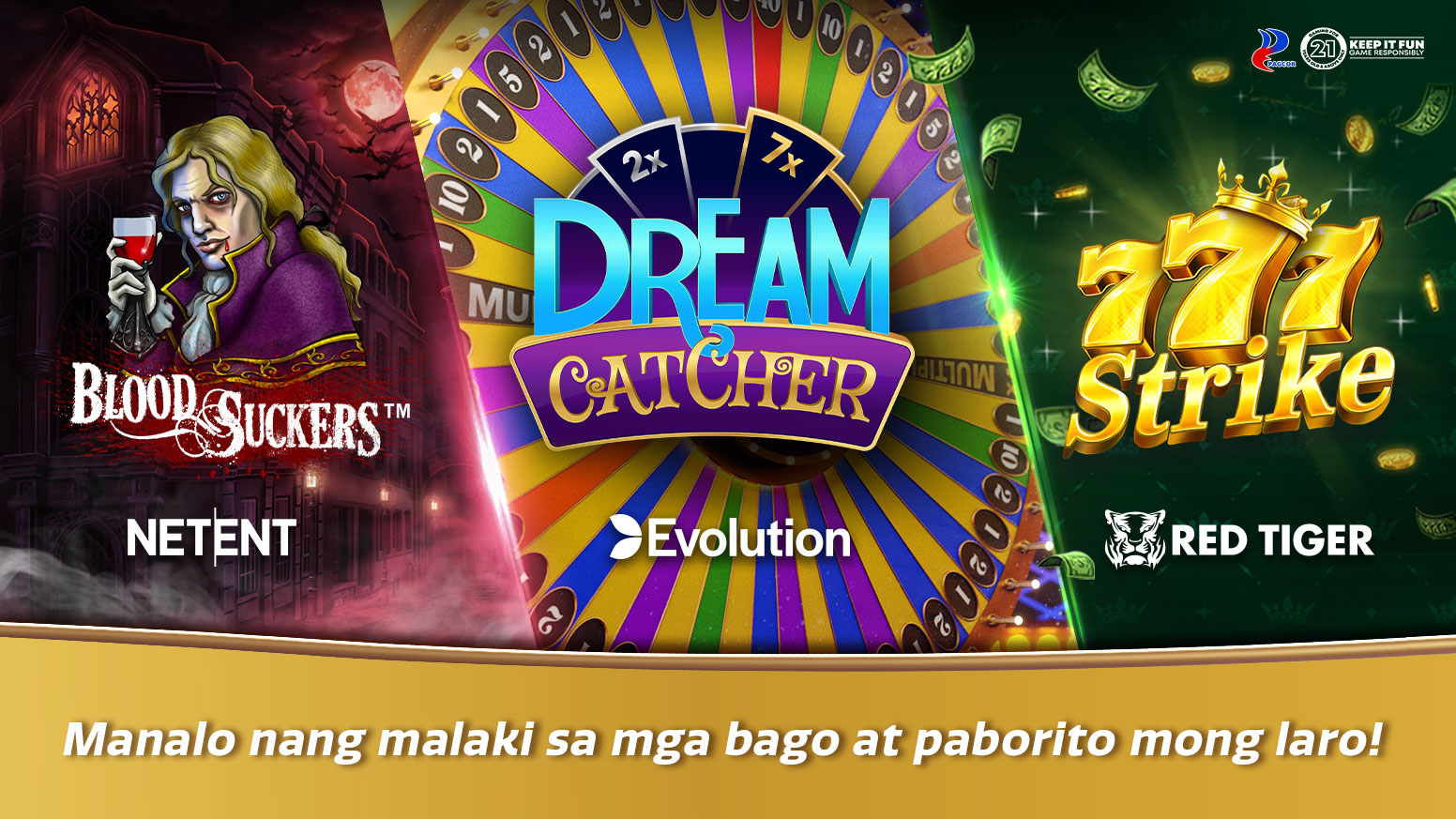 Enjoy and Win BIG sa Three Thrilling Games Na ‘To