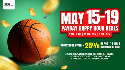 Ka-S5, dapat happy ka every payday with sulit sportsbook deals!