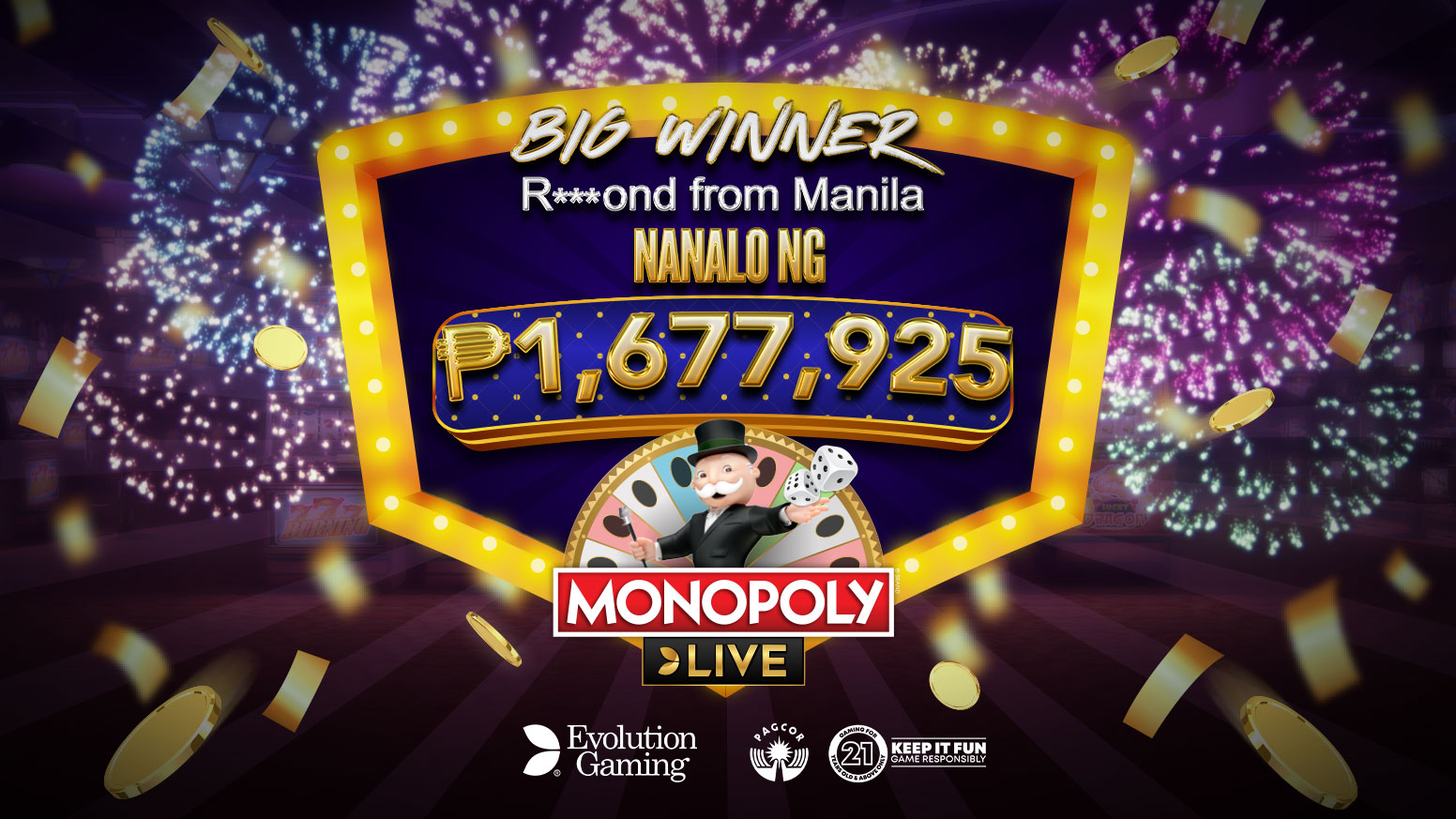 ₱1,677,925 From the Monopoly Man 