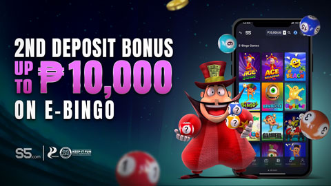 E-Bingo 50% Second Deposit Bonus 