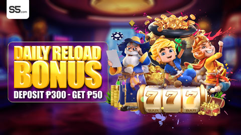 ₱300 ang minimum deposit to qualify for the daily reload bonus.