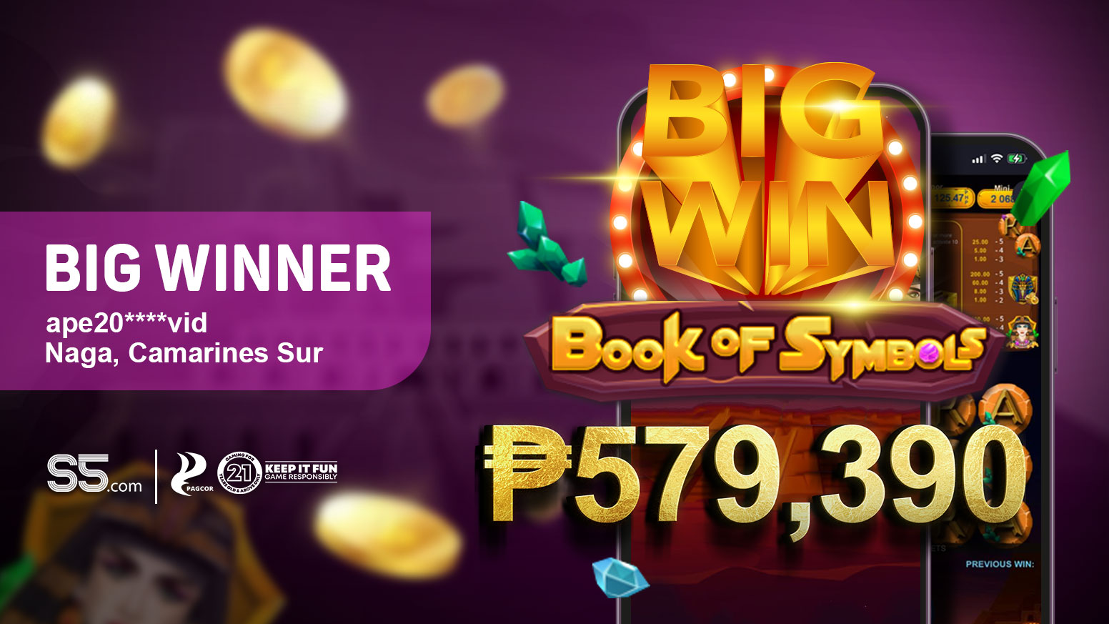 Big Winner ng ₱579,390