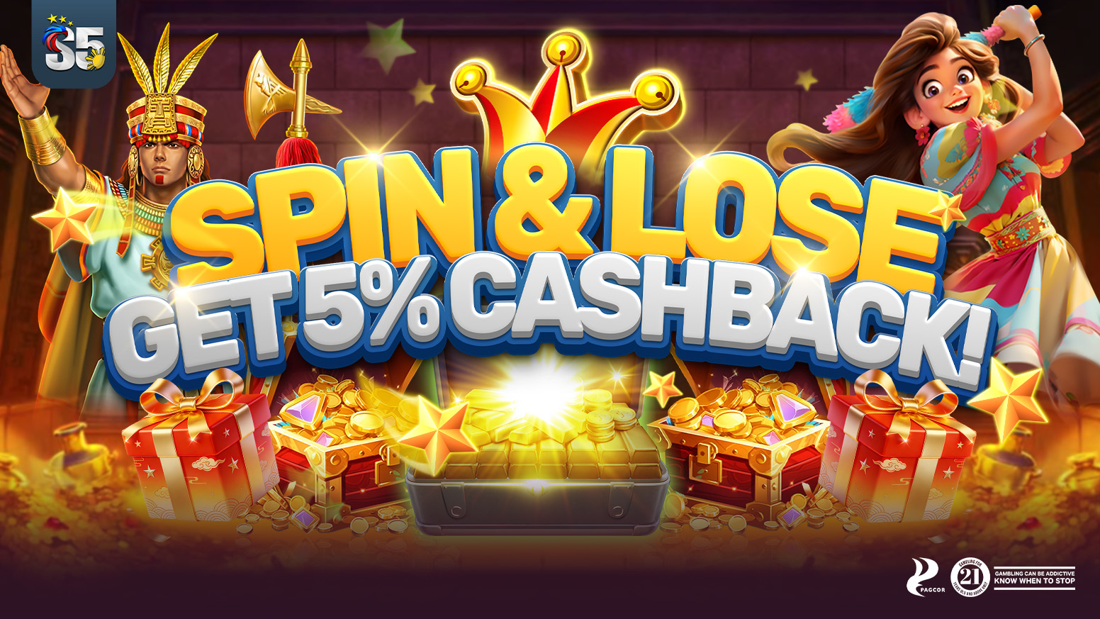 Spin, Lose, Get 5% Cashback