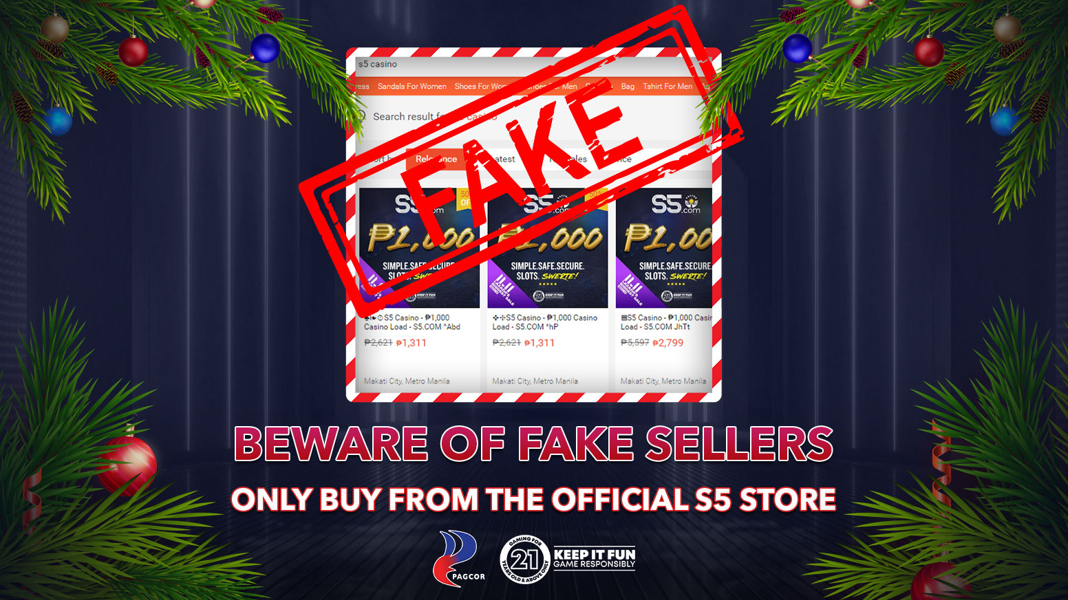 Beware of Fake S5 Vouchers