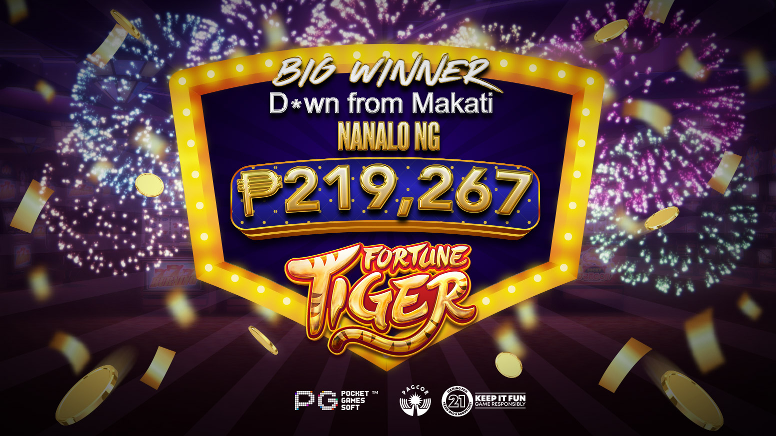 Big Winner ng ₱219,267 