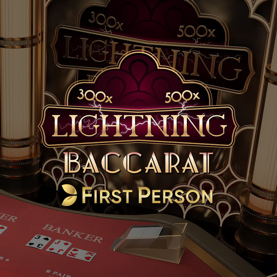First Person Lightning Baccarat DNT - Evolution First Person