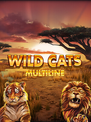 Wild Cats Multiline - Red Tiger