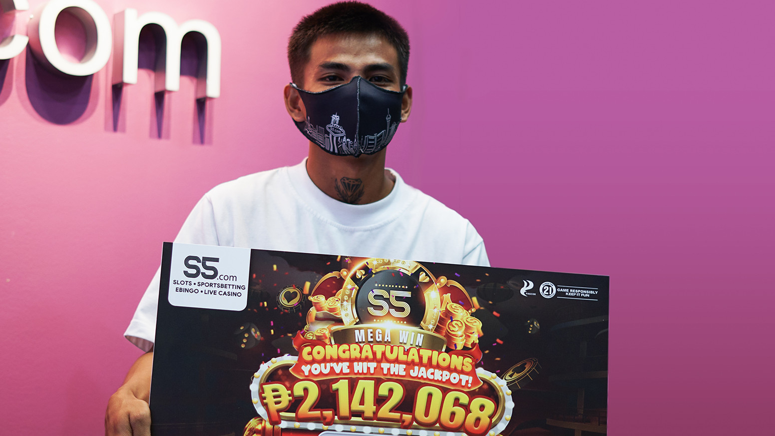 S5 Casino Player Hits the Jackpot with a P2.00 Bet, Wins Over P2.1 Million!