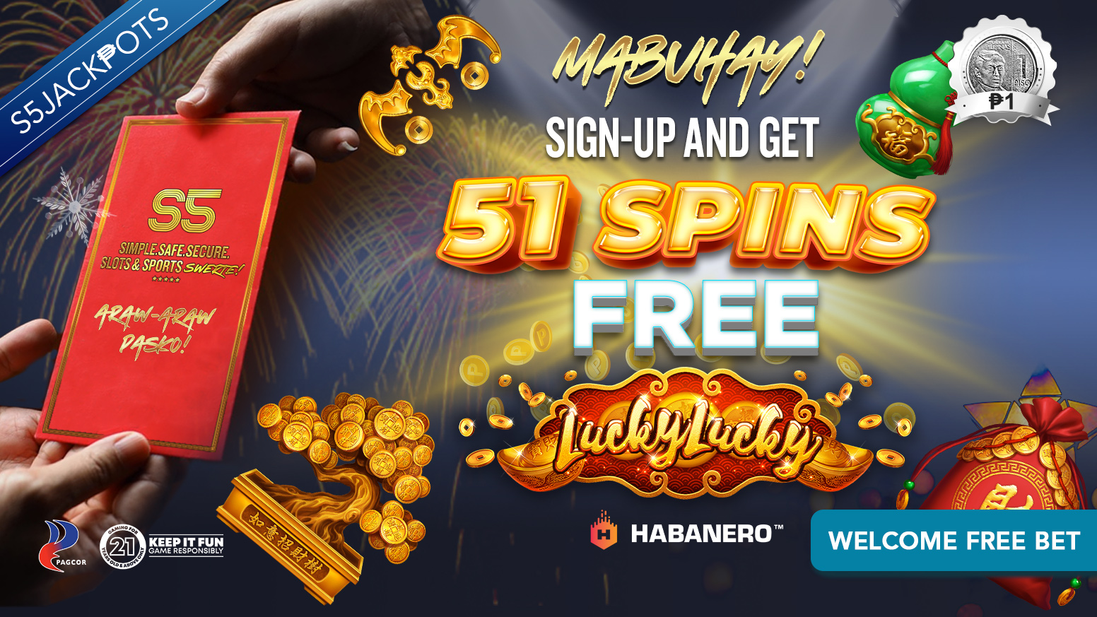 Redeem Your 51 Free Spins