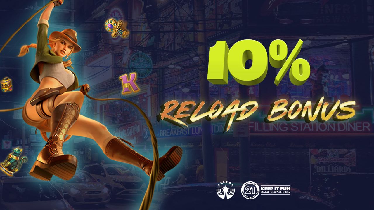 Reload at S5.com and get a 10% deposit bonus of up to ₱10,000 every day, once per day.